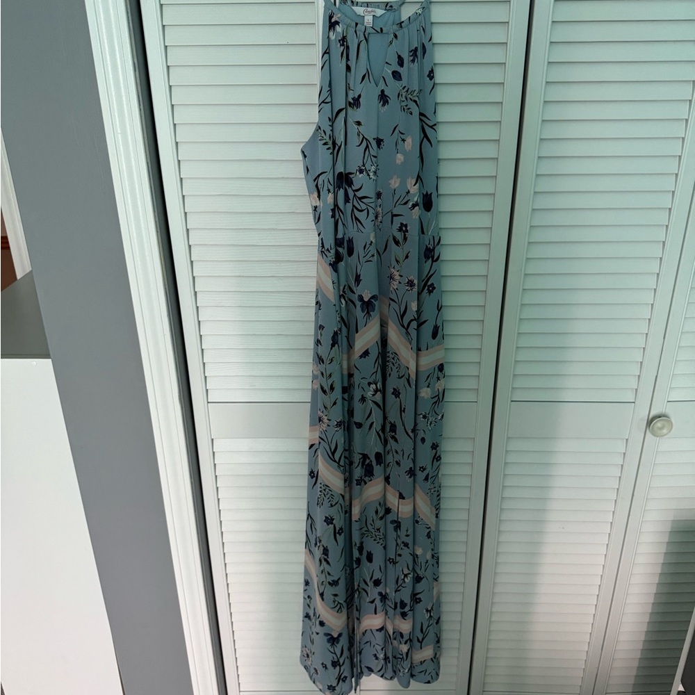 Floral Blue Maxi Dress Candie’s